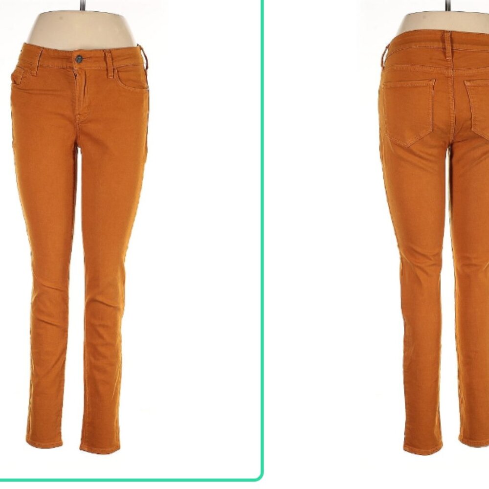 Old Navy Skinny Jeans NWT size 16 burnt orange